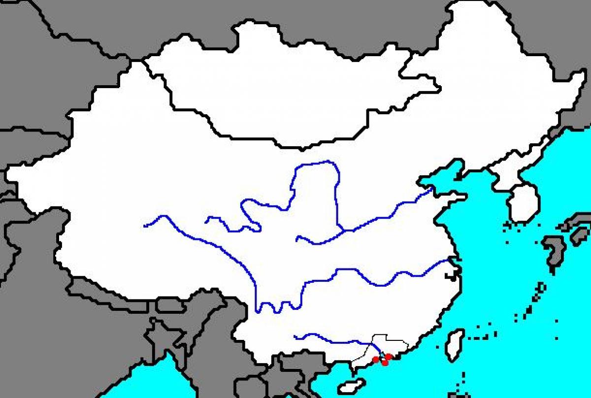 खाली नक्शे के प्राचीन चीन