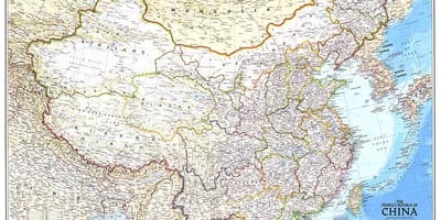 नक्शे के गणराज्य चीन के