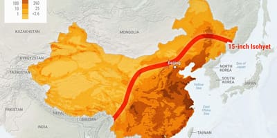 चीन के दक्षिणी नक्शा