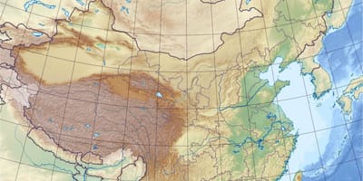 राहत चीन के नक्शे