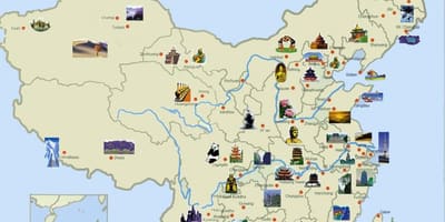 पर्यटन मानचित्र चीन