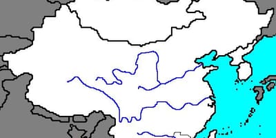 खाली नक्शे के प्राचीन चीन
