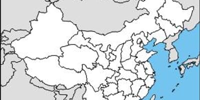 रिक्त नक्शा चीन