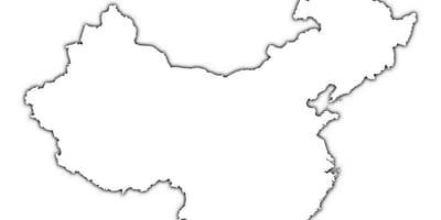 रूपरेखा मानचित्र चीन