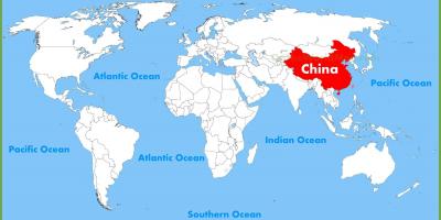 चीन दुनिया के नक्शे पर